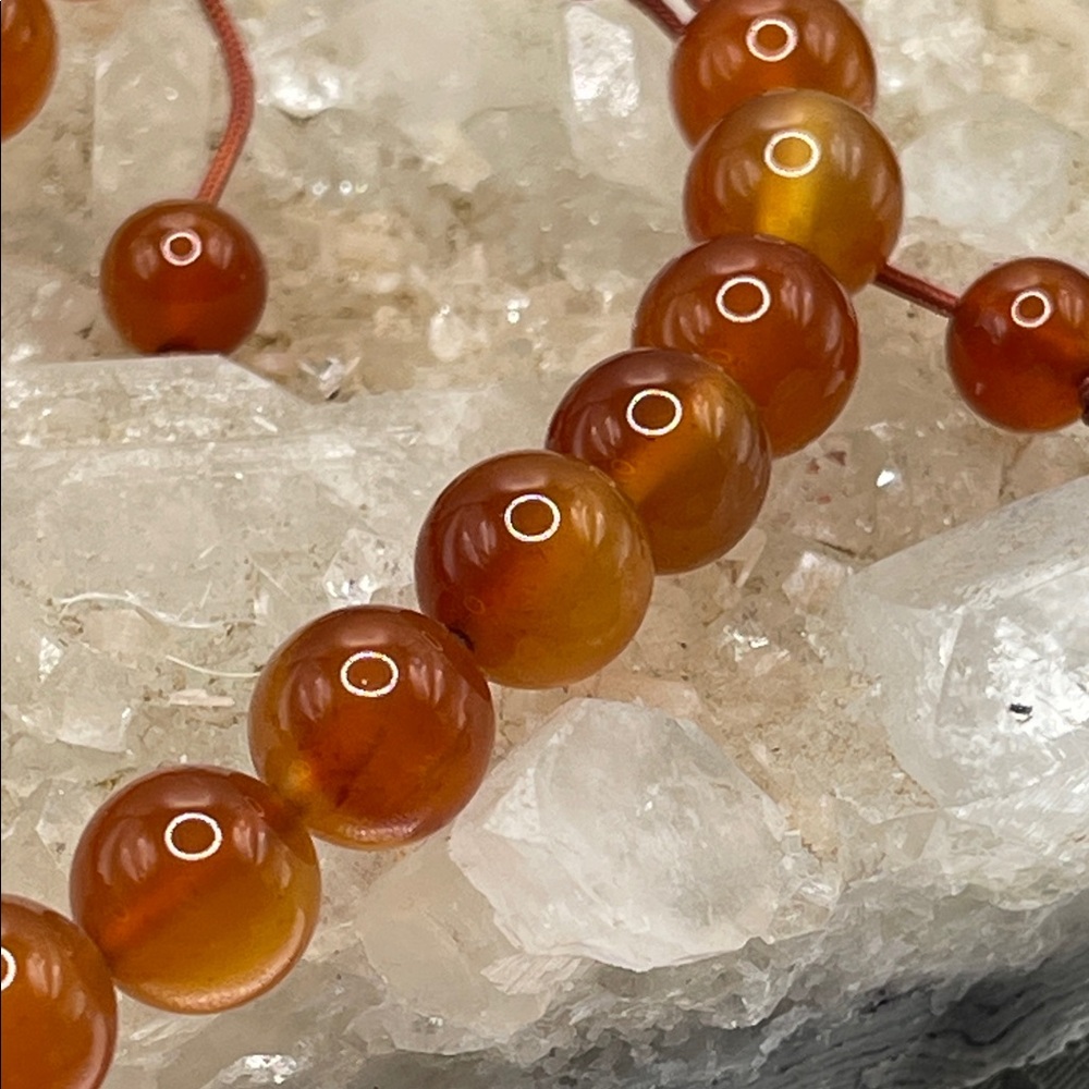 3.19.26-6 Sophisticated Carnelian Bolero Bracelet - Picture 5 of 10